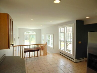 Eat in kitchen opens to family room...