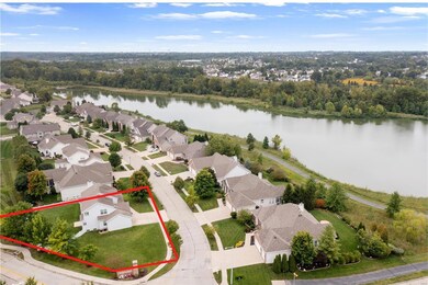 Large corner lot with fenced backyard sitting beau