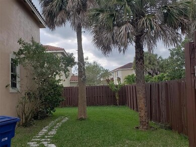 Large Fenced In Yard Side View