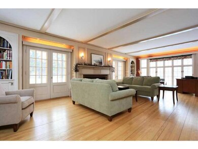 Living Room. Custom lighting above...