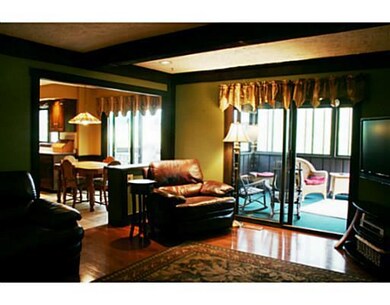 Family Room. A View From the Family Room to Screen