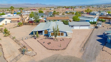 Bird's eye view with a mountain view and a residen