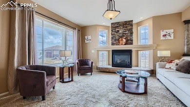Living room located off the front door, perfect fo