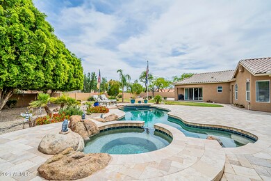 Heated pool and spa