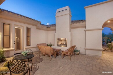 Courtyard Fireplace