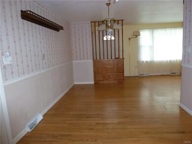 View of the dining area from the kitchen