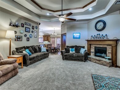 Wow! DOUBLE coved ceiling, too!  Custom stacked-st