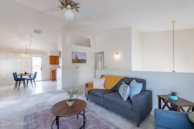 Upstairs living area