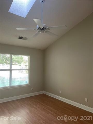 Owner Suite with skylight