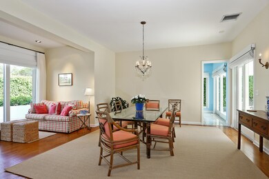 Open dining room