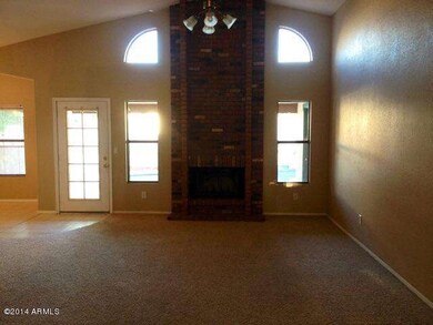 Fireplace with lights in the LR
