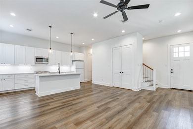 Welcome to your open concept living/kitchen dining
