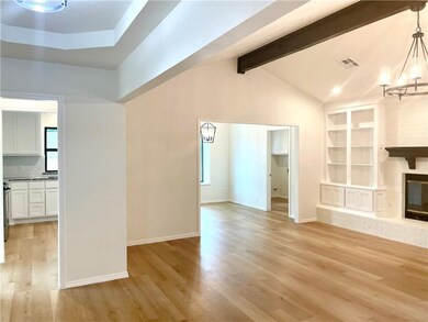entry to kitchen & living
