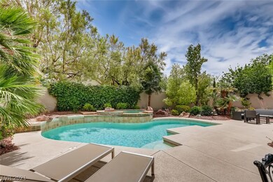 Pool area spacious, great for entertaining.