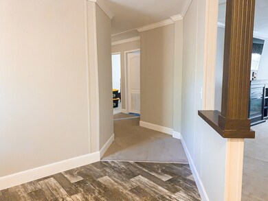 Hall view front entry.