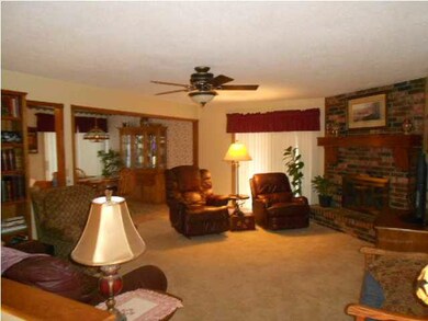 Foyer with tile entry