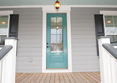 Welcoming front porch