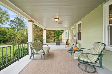 Beautiful spacious front porch overlooking your fr
