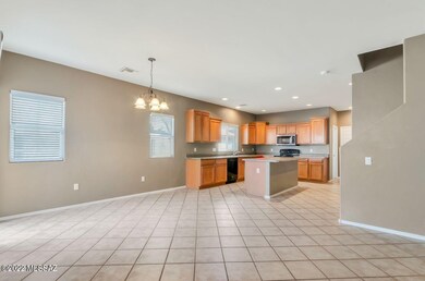 living room to kitchen