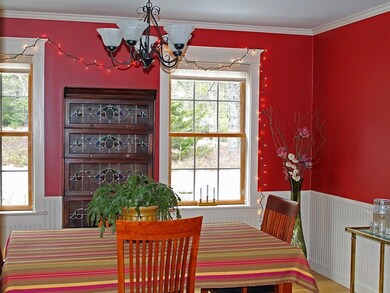Separate dining room with...