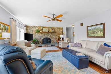 Stunning stone FP w/gas logs. Pasture views. Hardw