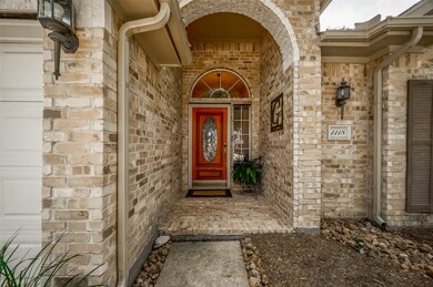 Front Porch with Beautiful Front Door