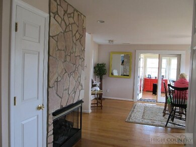 Looking into dining room/sunroom