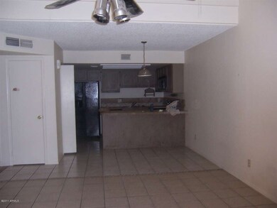Kitchen and den area