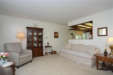 View of living room from the front door