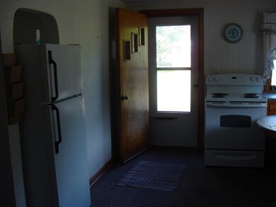 entry door into the kitchen
