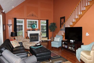 The home features an open floor plan on the main l