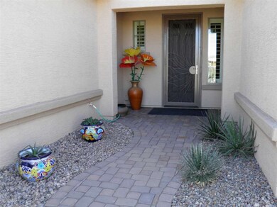 Brick paver entrance
