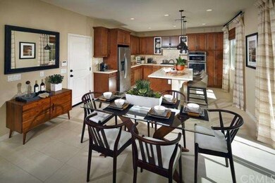 Model Home example of Kitchen and Dining area.