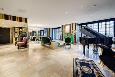 Living room and foyer.