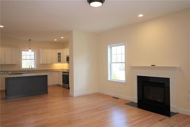 Open concept from living room to...