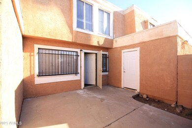 Private front patio