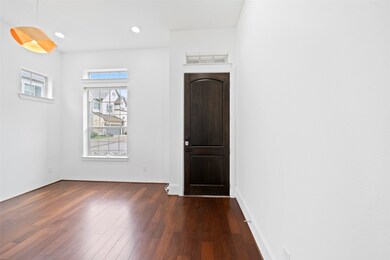 Entry hall.  Open to the home office, open and lig