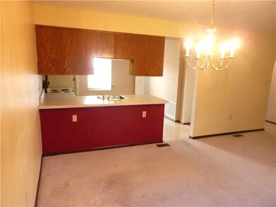 Dining Room. The kitchen is open to the dining roo