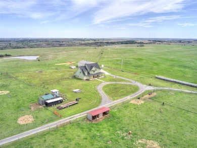 Bird's eye view featuring a rural view