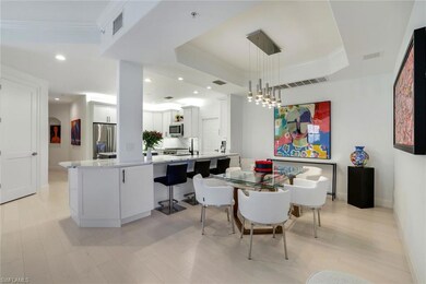 Dining area with an inviting chandelier, ornamenta