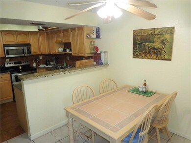 Kitchen and dining room.