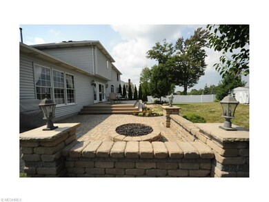 Custom Stone Firepit w/Lighting!