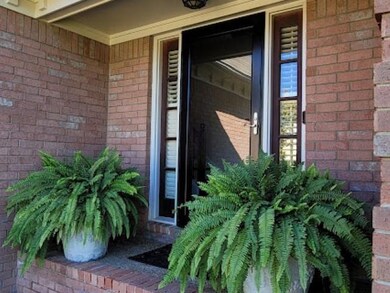 The front porch welcomes your guests inside!  Ther