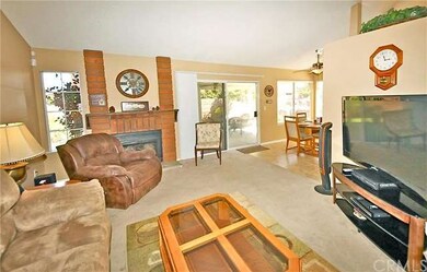 Living room opens to the dining area