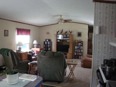 Looking at the Living Room from the Kitchen.