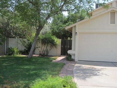 Front view to one of 2 side gates