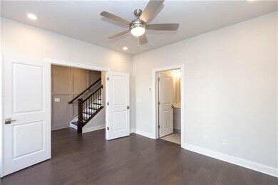 A private first-floor bedroom offers ideal space f