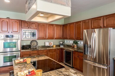 Wine fridge and induction stove