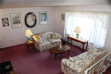 Looking down to the Living room from the bedroom l