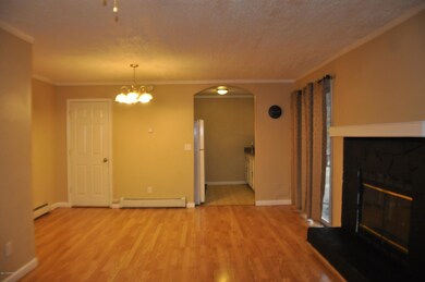 Living room and dining area